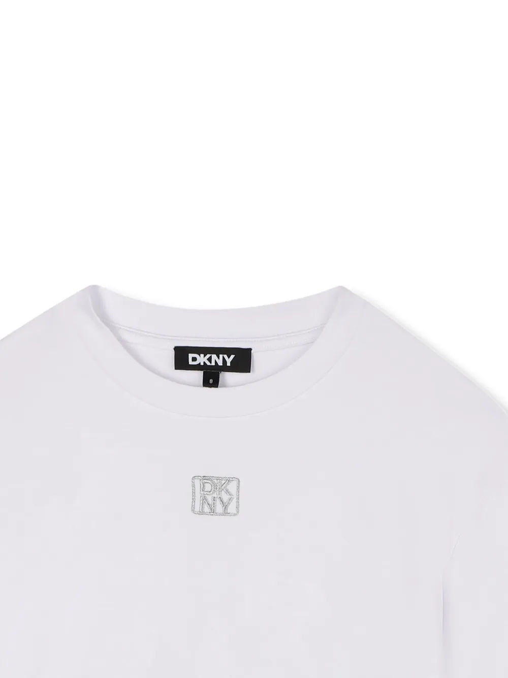 Dkny Kids T-shirt met geborduurd logo Wit