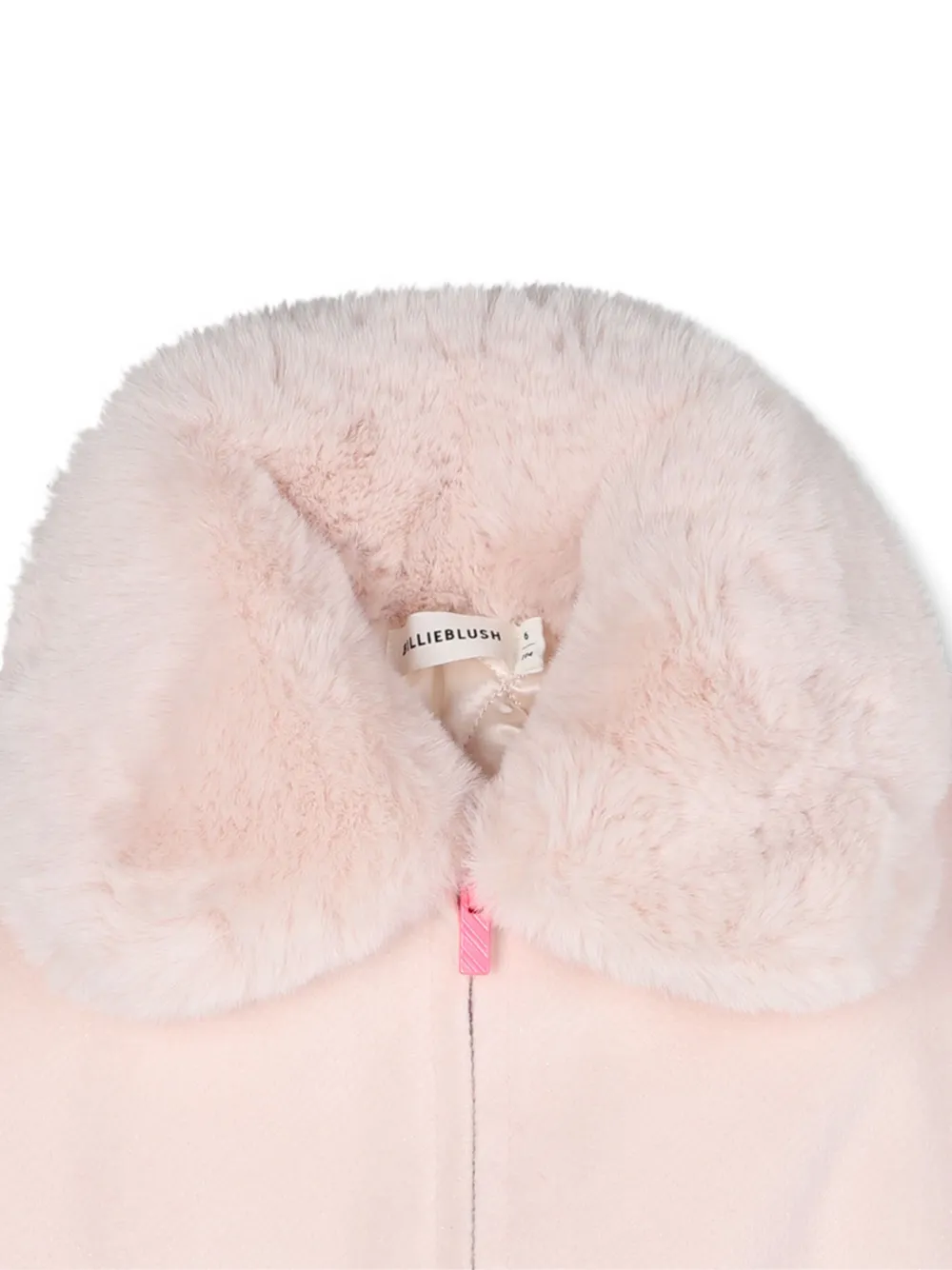 Billieblush Spijkerjack met kraag van imitatiebont Roze