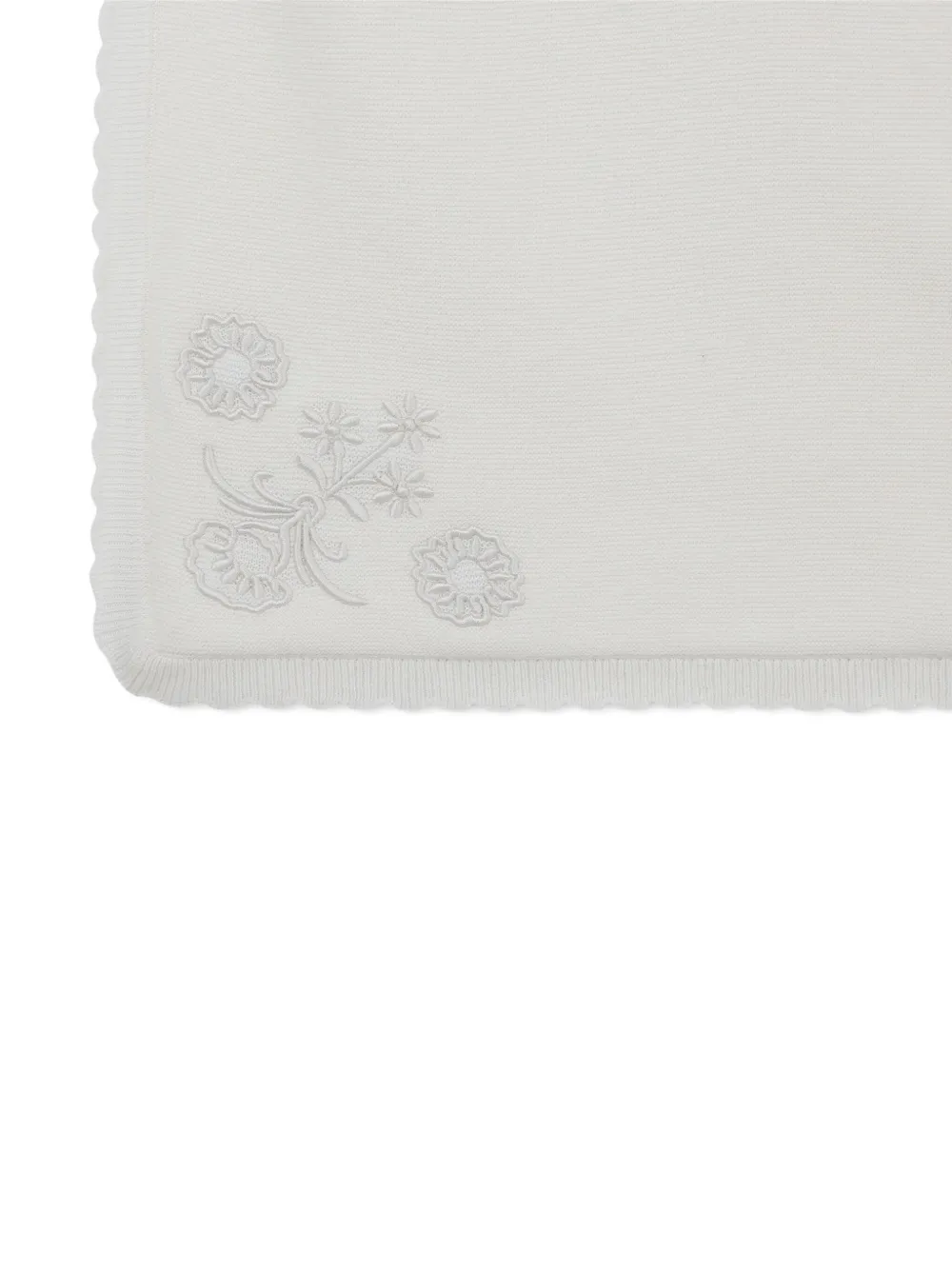 Chloé Kids Deken met geborduurd logo Beige