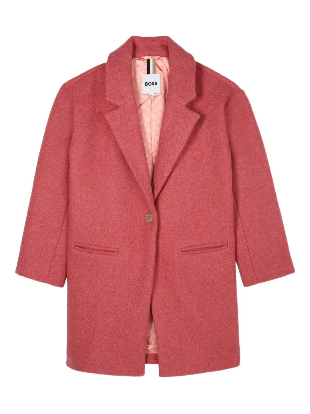 BOSS Kidswear Getailleerde jas Roze