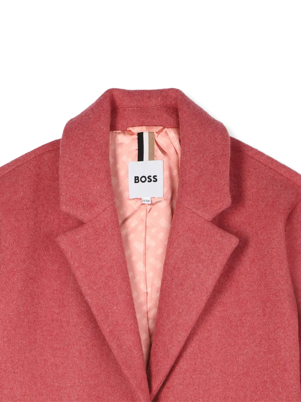 BOSS Kidswear Getailleerde jas Roze
