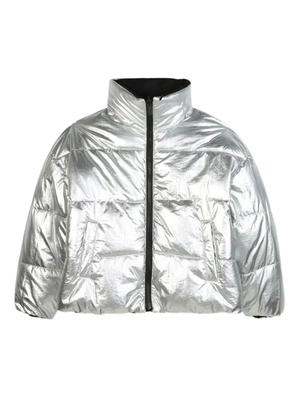 DKNY ホワイト ウィンドブレーカー Dkny Kids パデッドジャケット