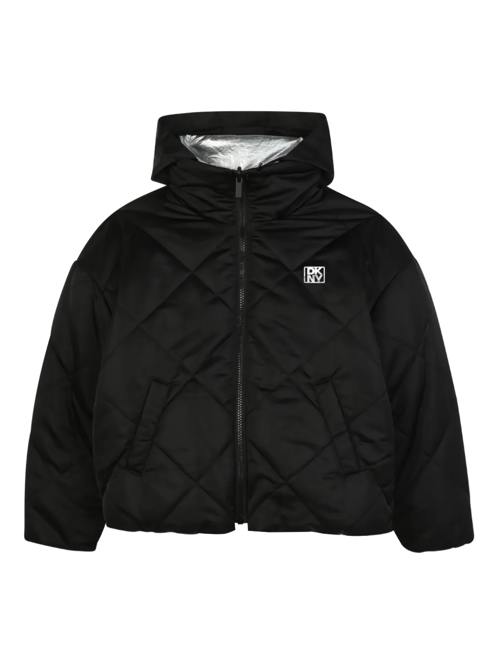 Dkny Kids Gewatteerd donsjack Zwart