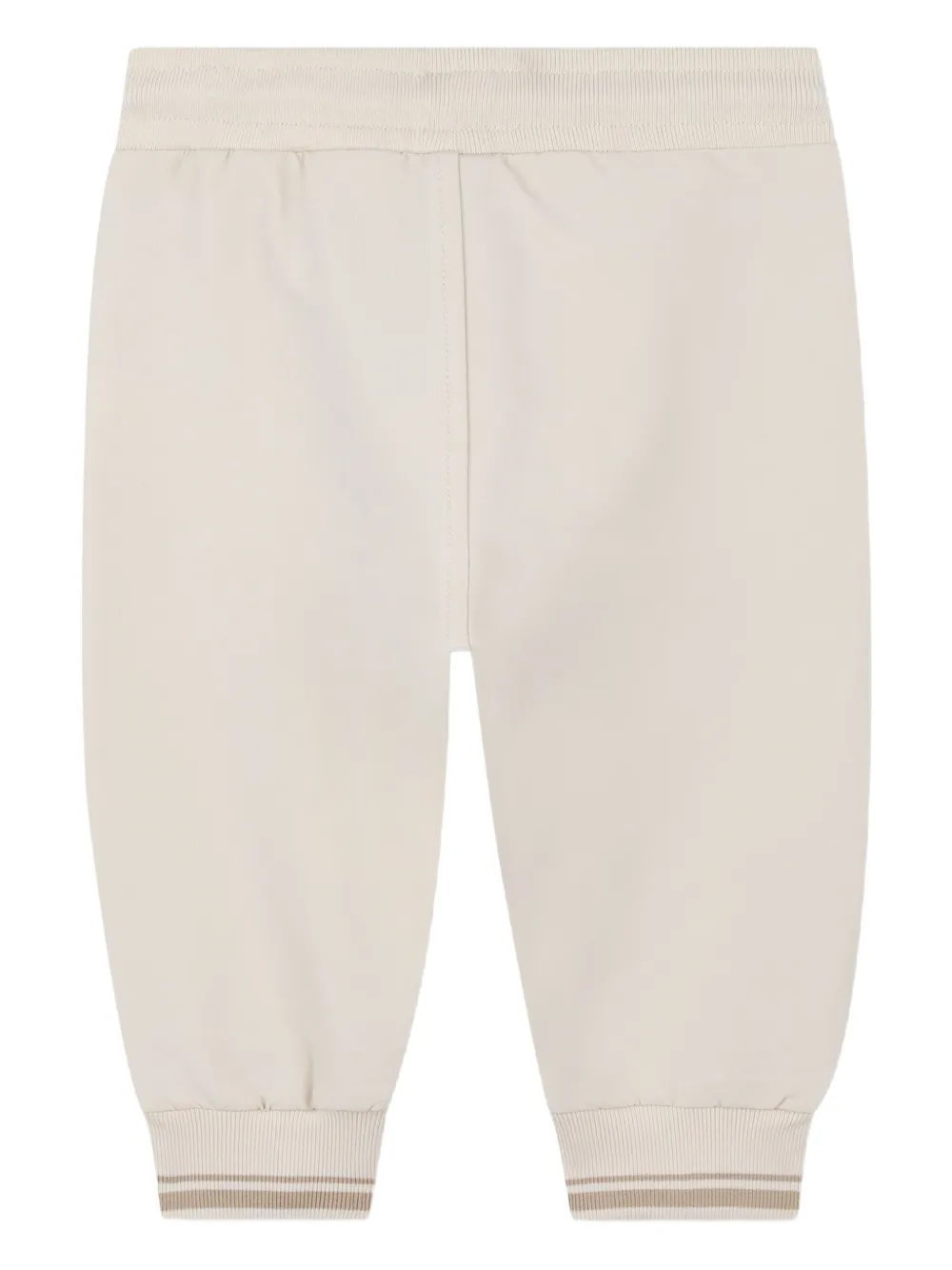 BOSS Kidswear Trainingsbroek met trekkoord Beige