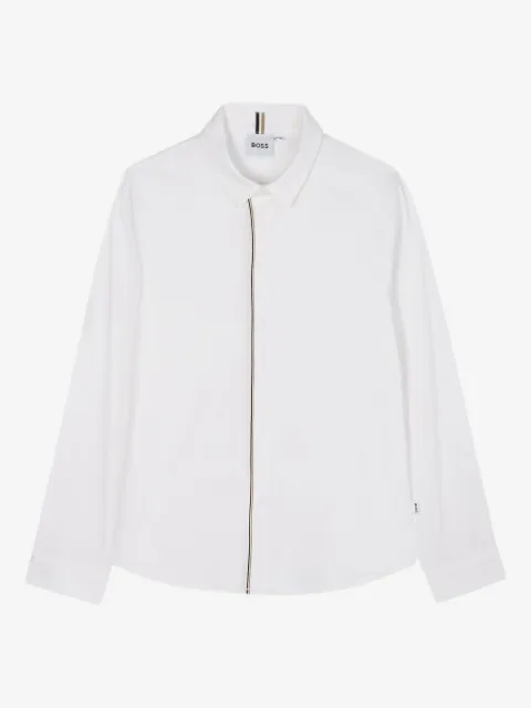 BOSS Kidswear camisa con cierre