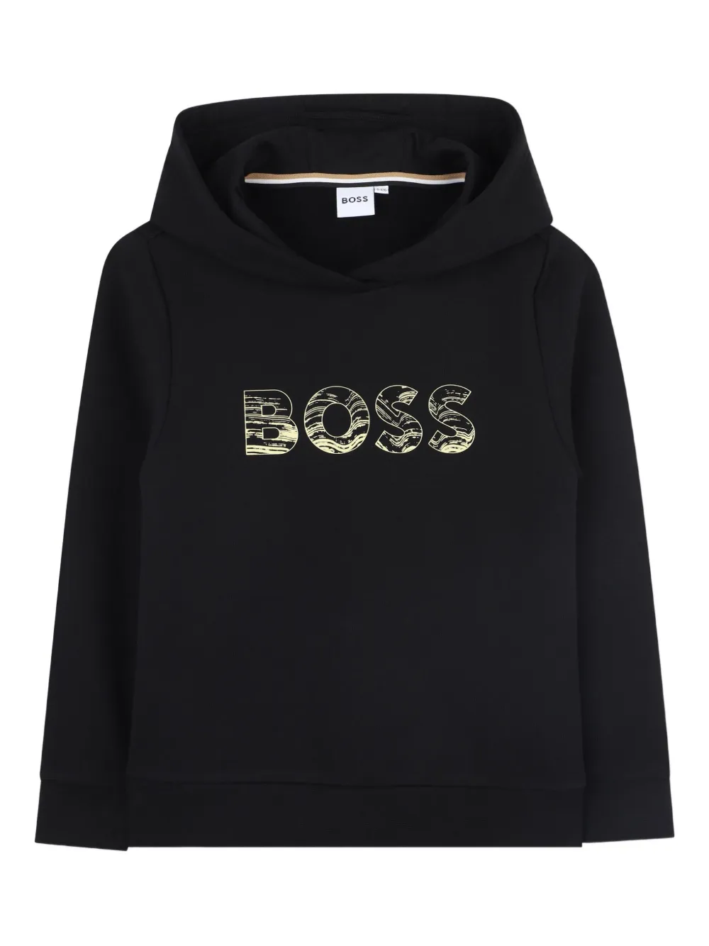 BOSS Kidswear Hoodie met logo Zwart