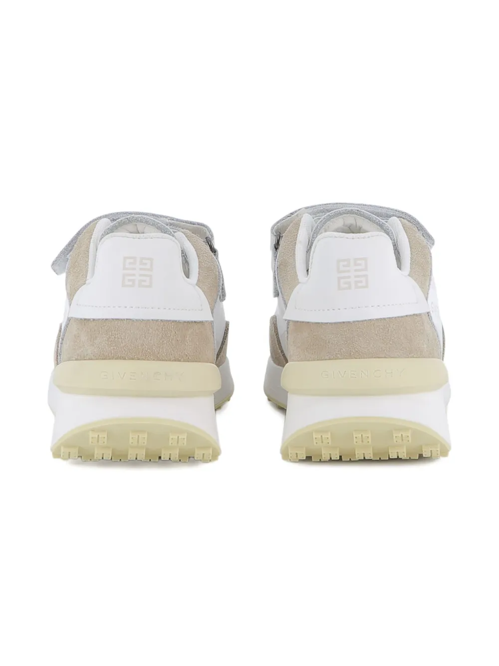 Givenchy Kids Spectre sneakers met suède vlakken Wit
