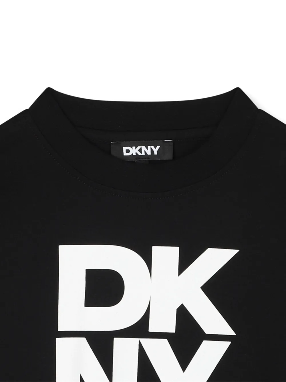 Dkny Kids Top met logoprint Zwart