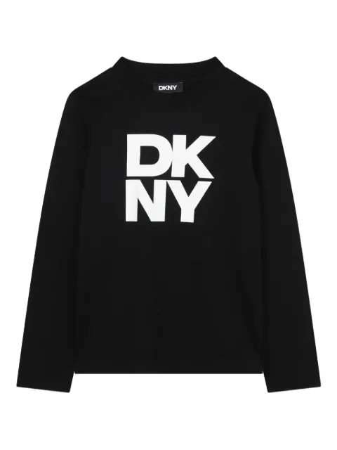 Dkny Kids logo-print long-sleeve top