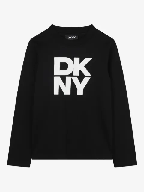Dkny Kids logo-print long-sleeve top
