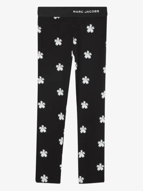 Marc Jacobs Kids floral-print leggings