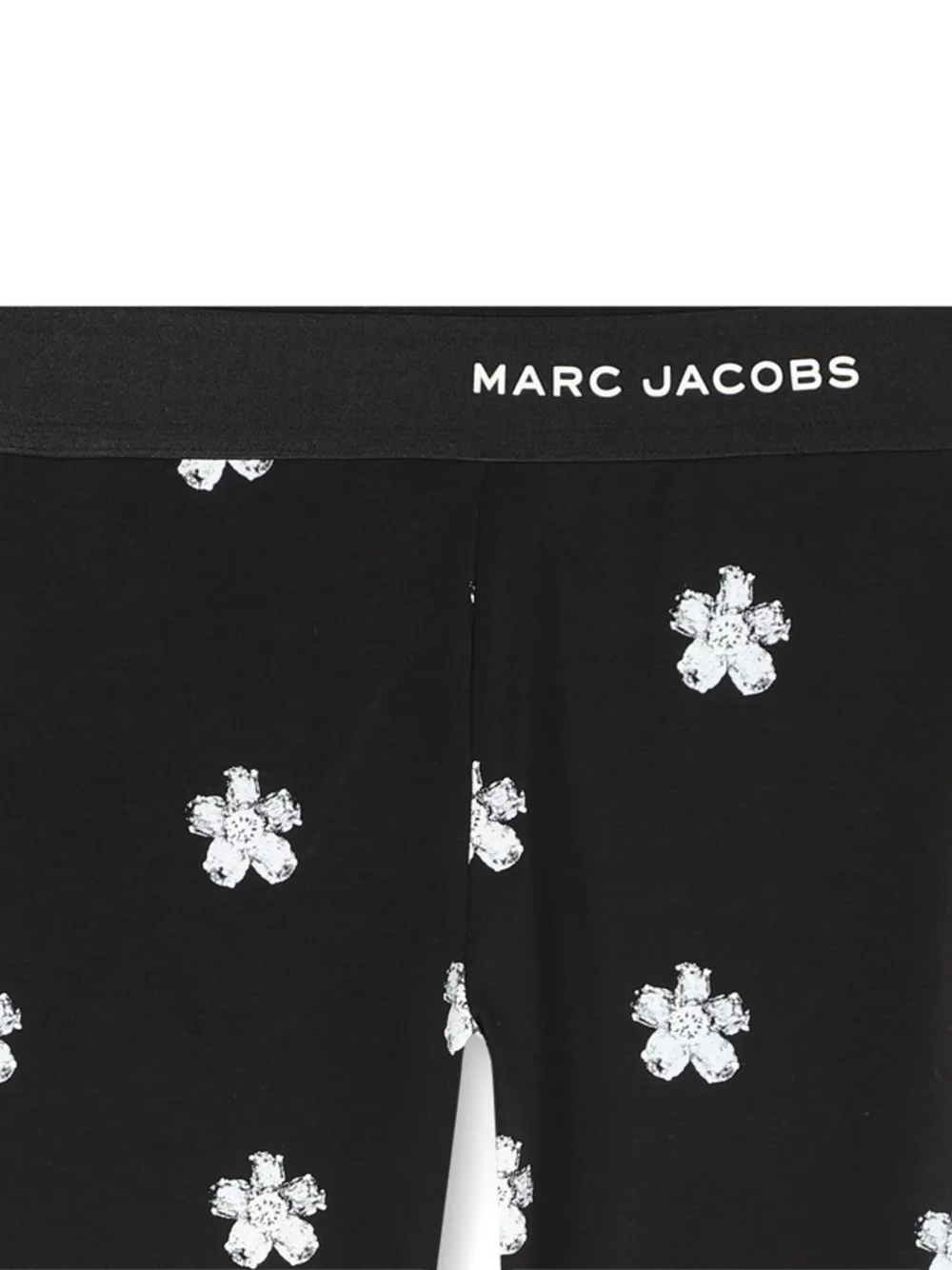 Marc Jacobs Kids Legging met bloemenprint Zwart