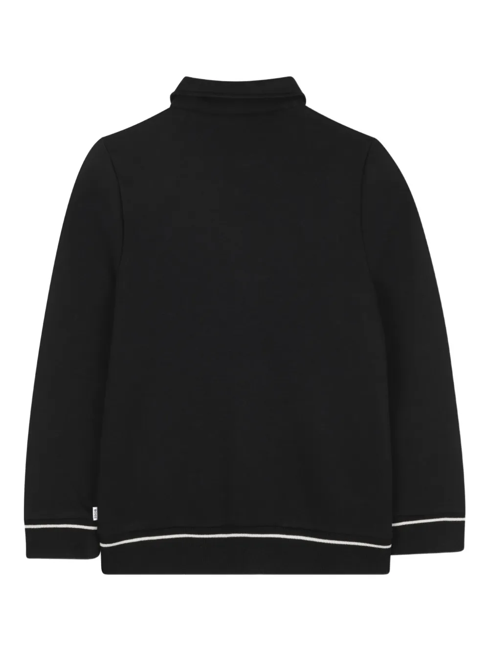 BOSS Kidswear Jack met contrasterende afwerking Zwart