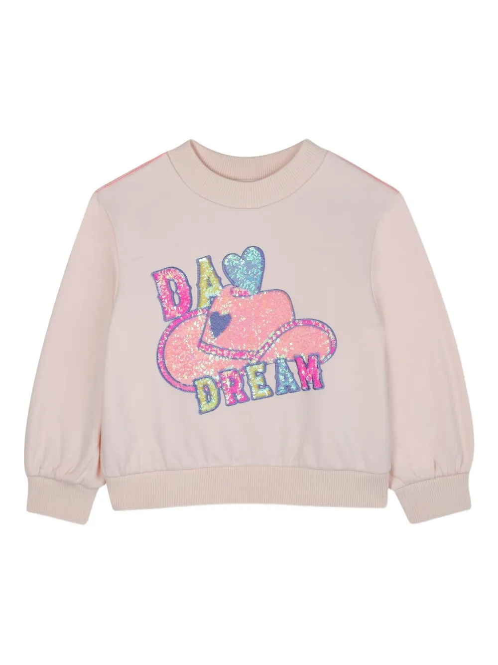 Billieblush Sweater verfraaid met pailletten en grafische print Roze