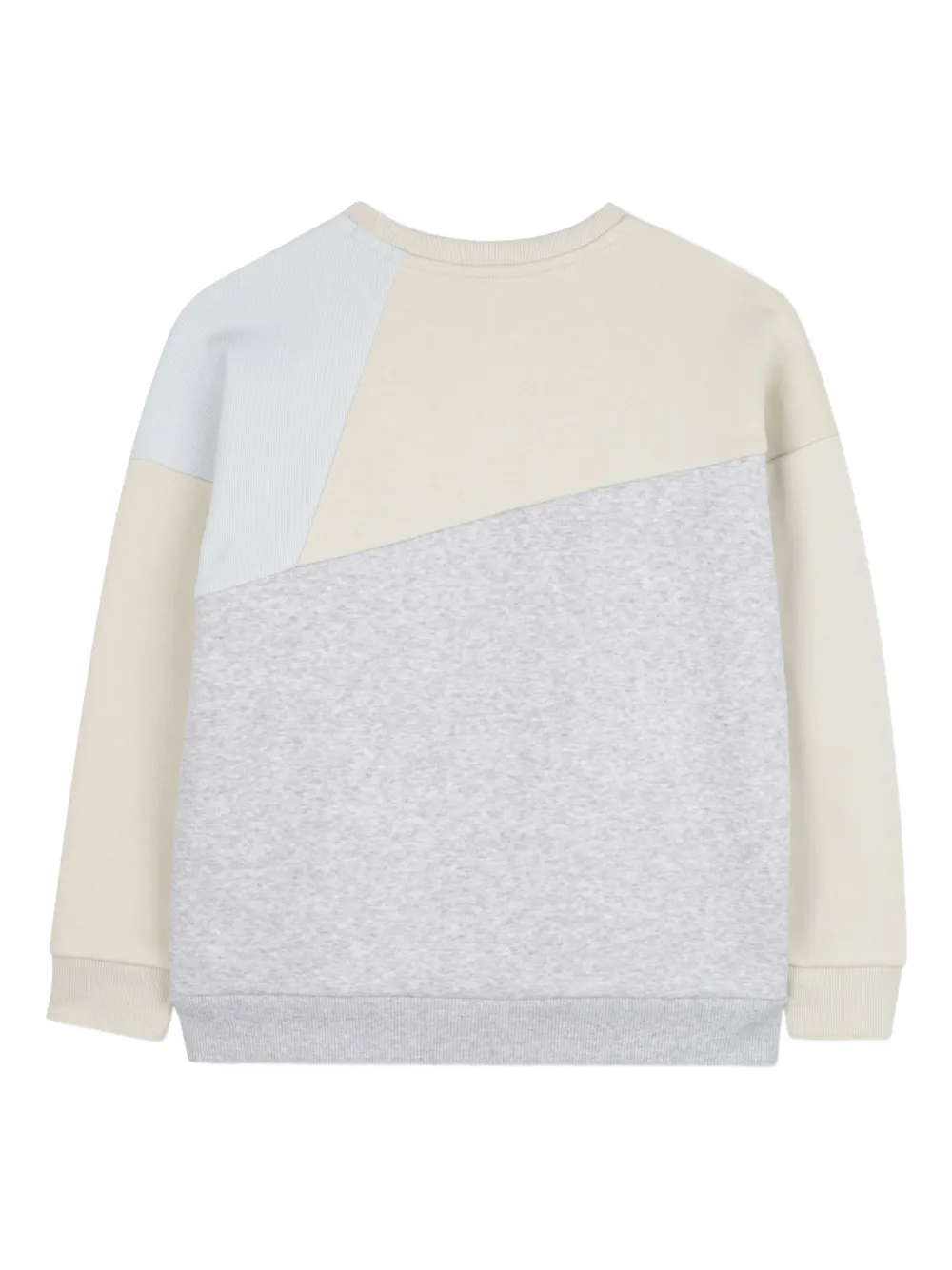BOSS Kidswear Sweater met vlakken Beige