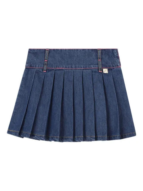Billieblush pleated denim skirt