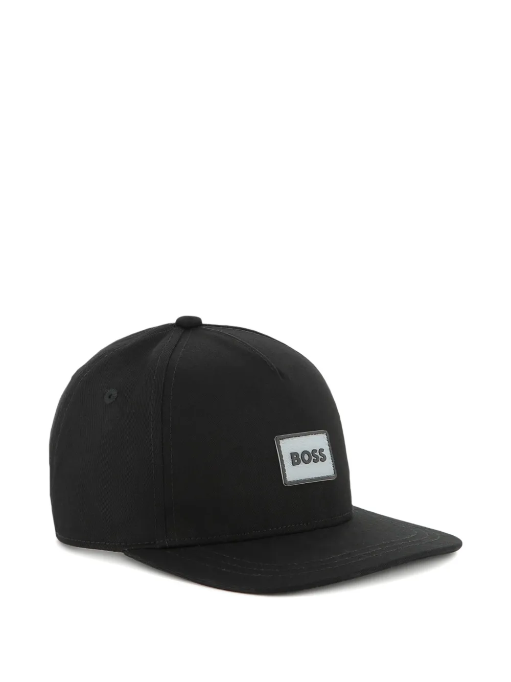 BOSS Kidswear Pet met logopatch Zwart