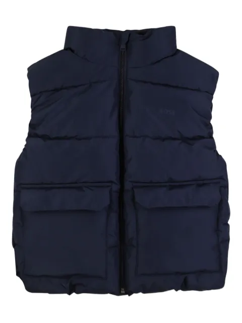 BOSS Kidswear quilted puffer vest