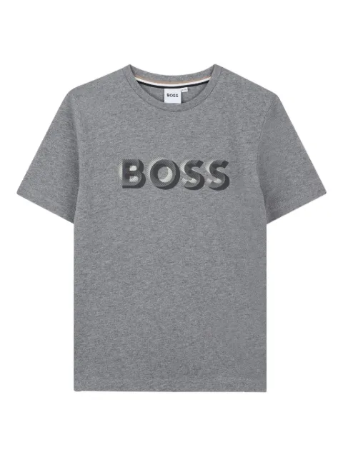 BOSS Kidswear playera con logo estampado