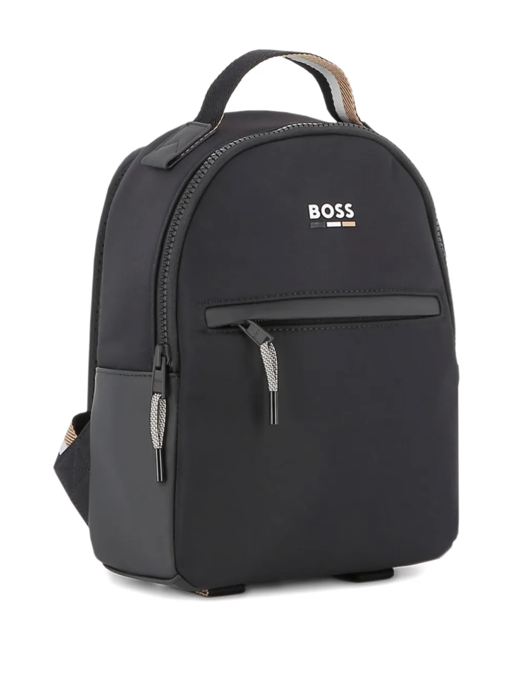 BOSS Kidswear Rugzak met logoprint Zwart
