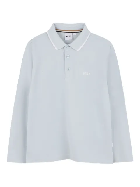BOSS Kidswear long-sleeve polo shirt