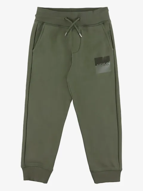 HUGO KIDS logo-appliqué track pants
