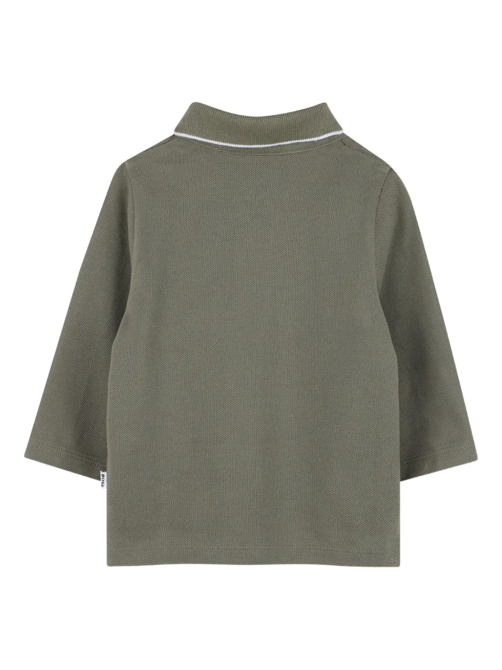 BOSS Kidswear long-sleeves logo polo shirt | Polo Shirts | Image 2