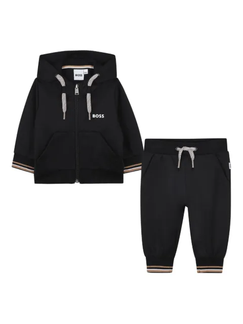 BOSS Kidswear بدلة رياضية بسحاب وهودي