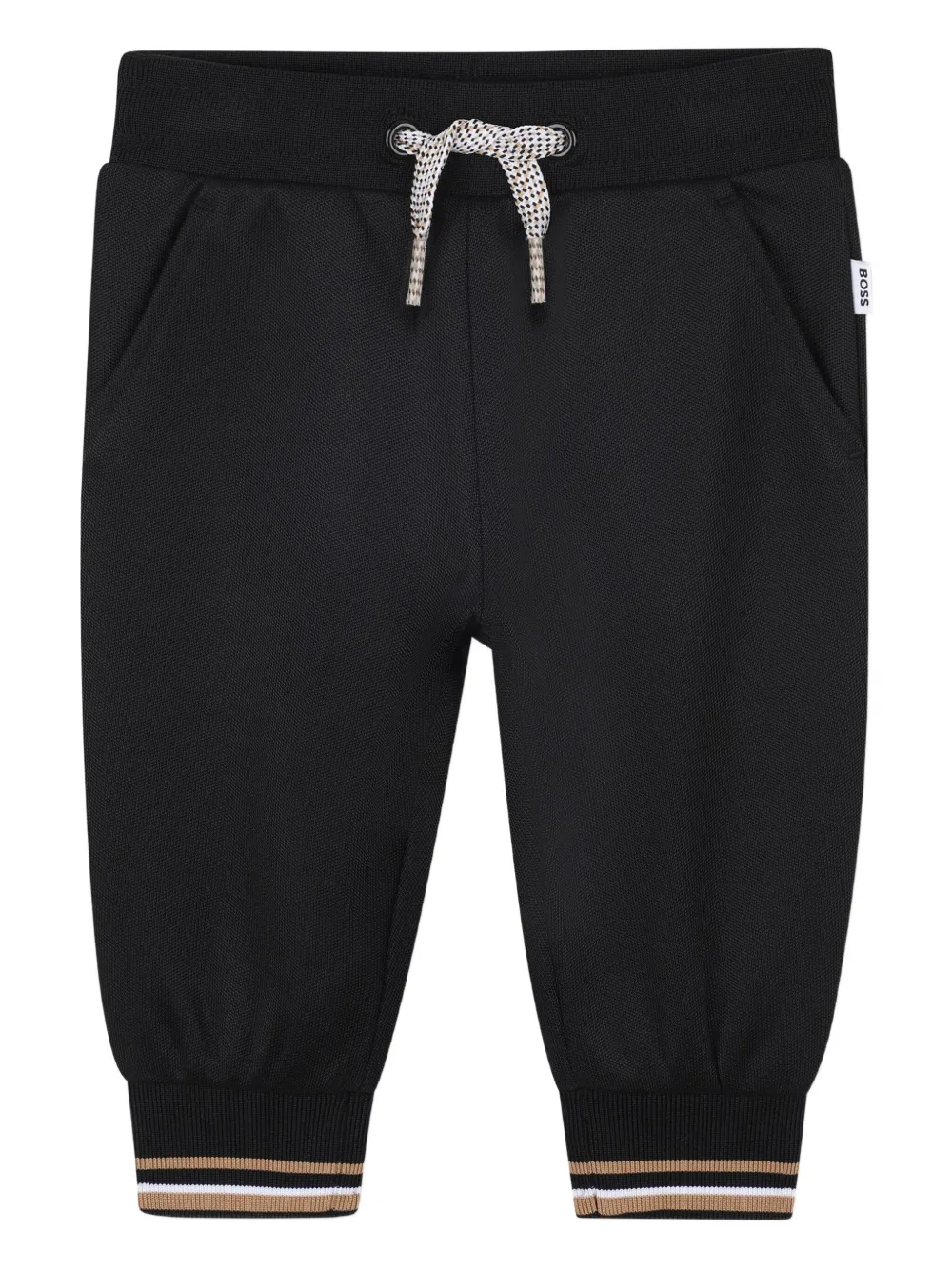 BOSS Kidswear Trainingspak met capuchon en rits Zwart