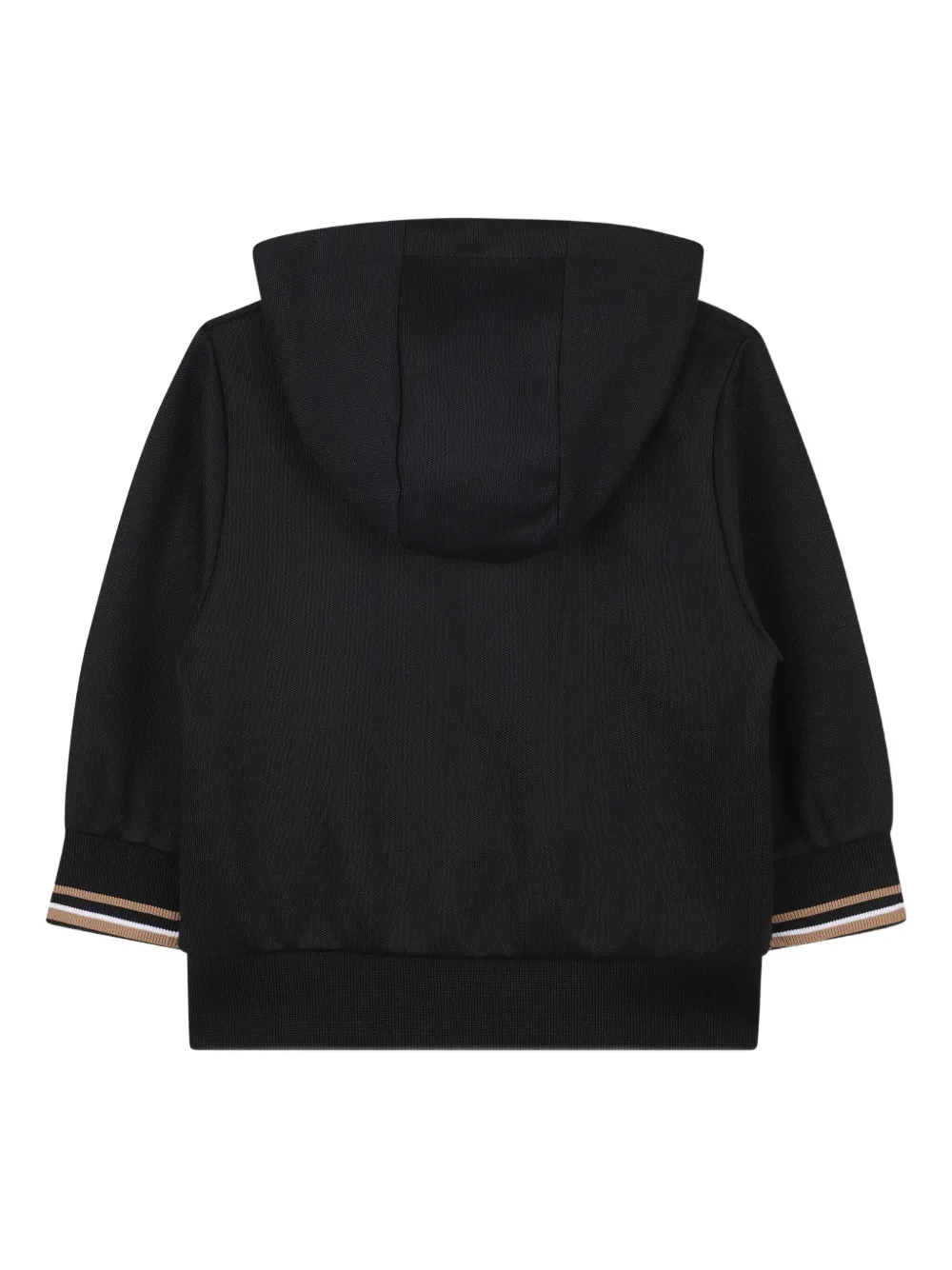 BOSS Kidswear Trainingspak met capuchon en rits Zwart