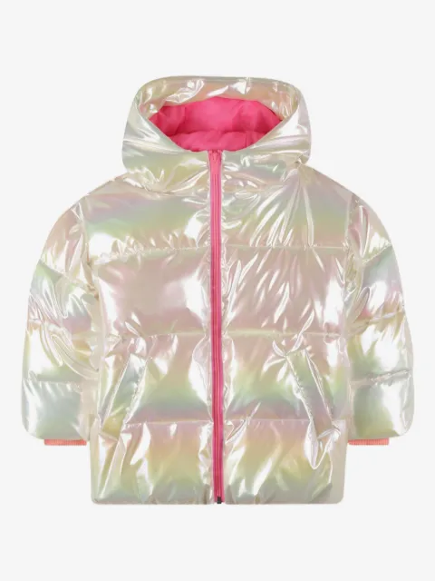 Billieblush iridescent puffer jacket