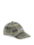 Chloé Kids checked baseball cap - Green