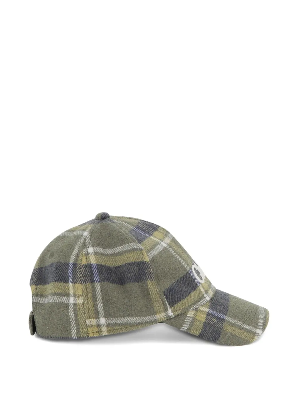 Chloé Kids Geruite honkbalpet Groen