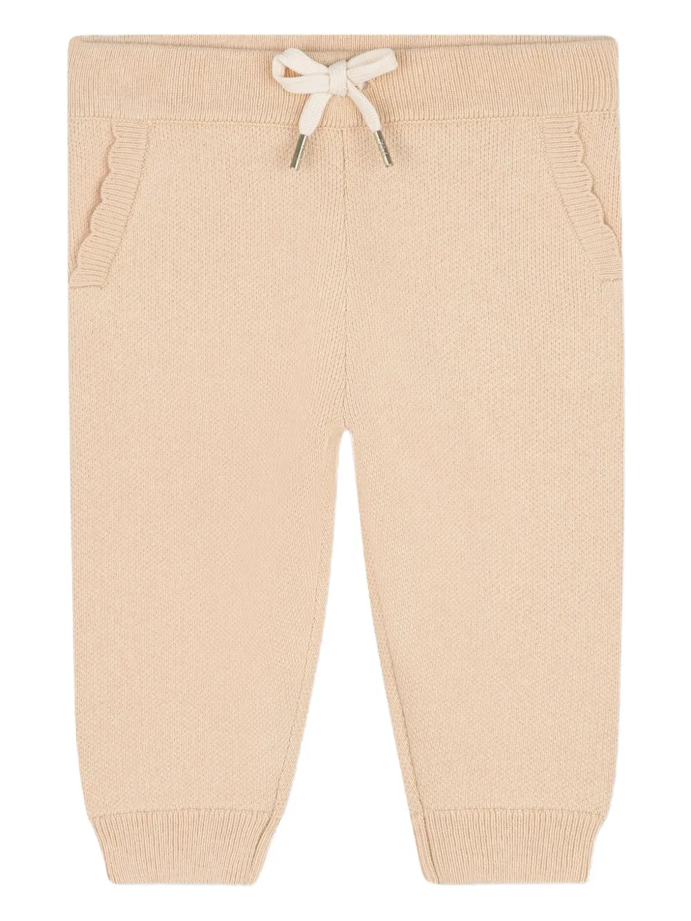 Chloé Kids Trainingspak met capuchon en rits Beige