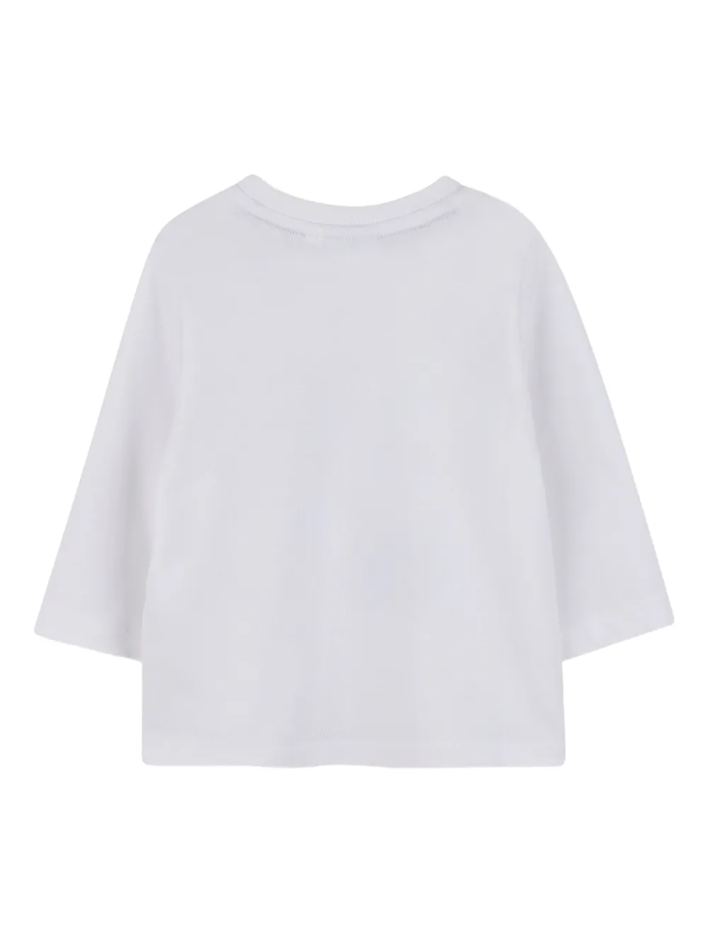 BOSS Kidswear T-shirt met lange mouwen Wit