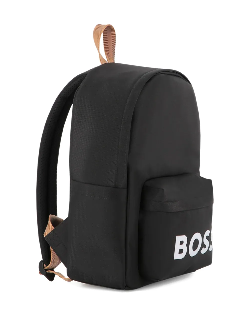 BOSS Kidswear Rugzak met logoprint Zwart