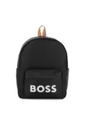 BOSS Kidswear logo-printed backpack - Black