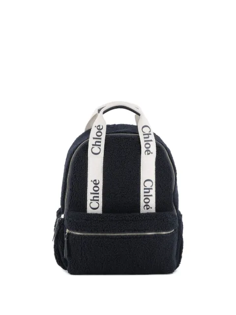 Chloé Kids logo-tape backpack