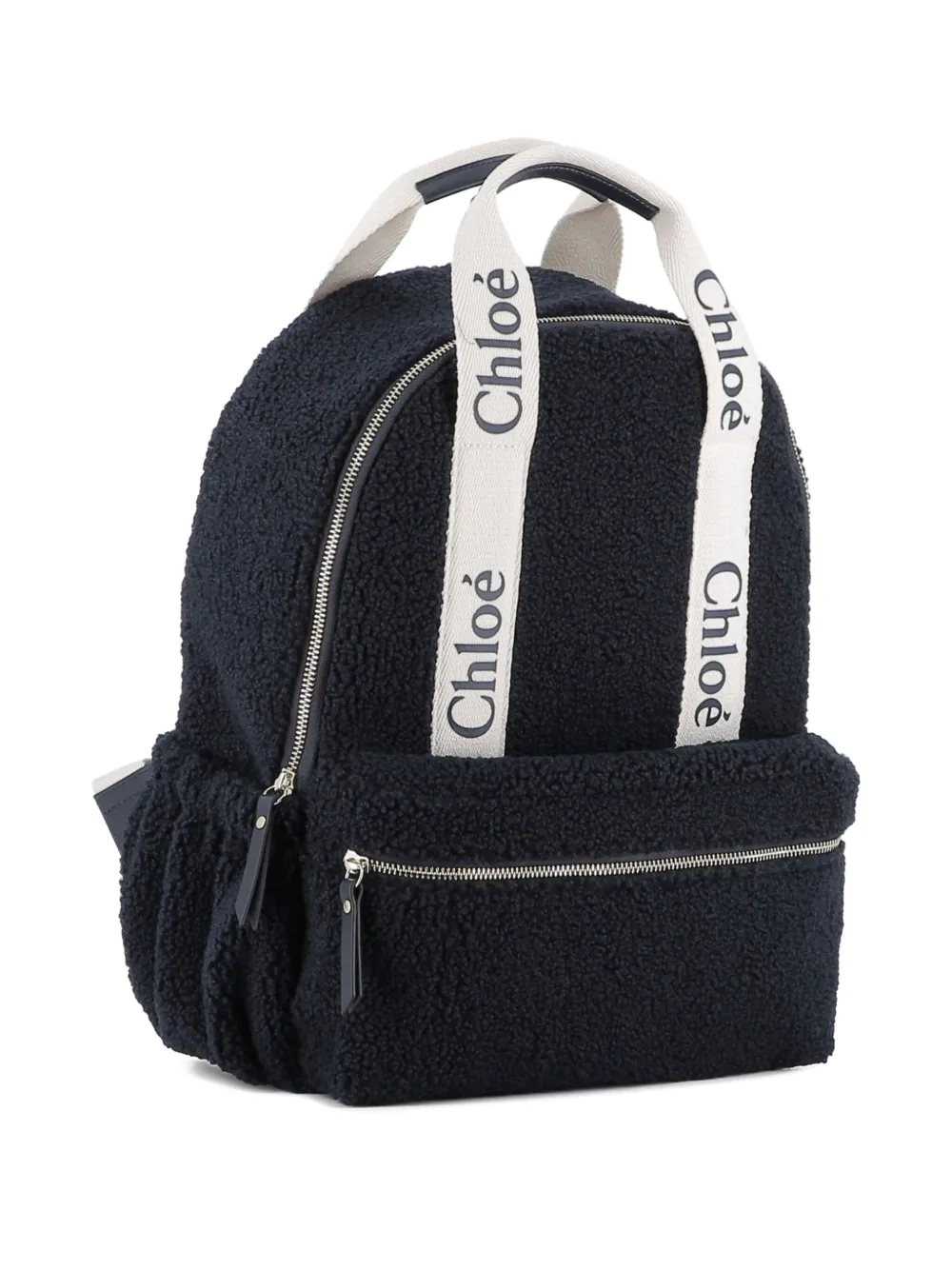 Chloé Kids Rugzak met logoband Blauw