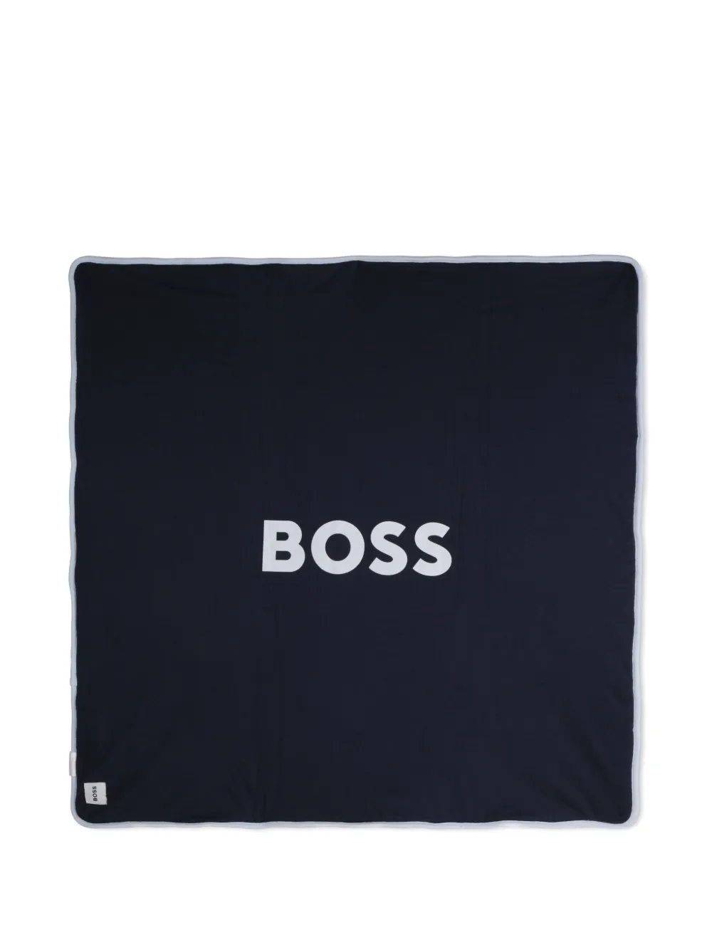 BOSS Kidswear Ribfluweel reisdeken Blauw