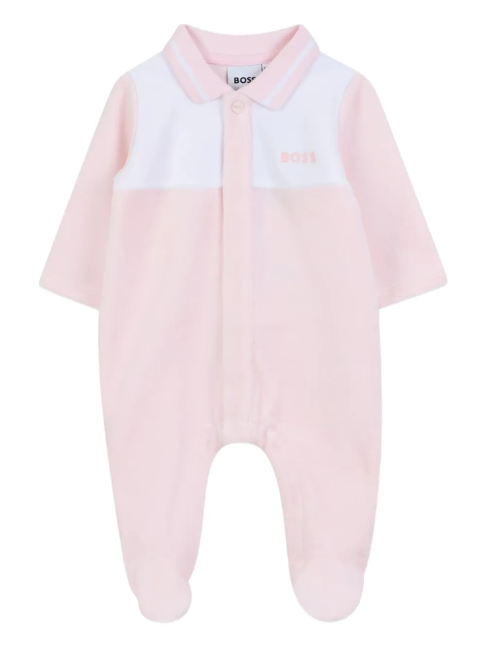 BOSS Kidswear Pyjama met polokraag Roze
