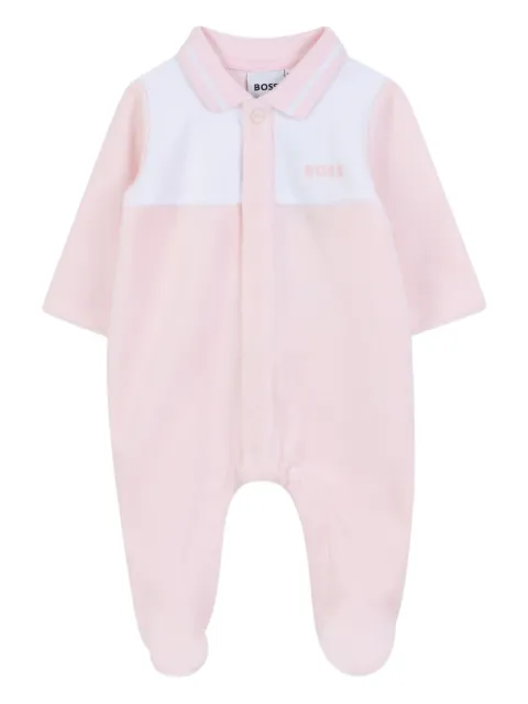 BOSS Kidswear polo-collar pyjamas