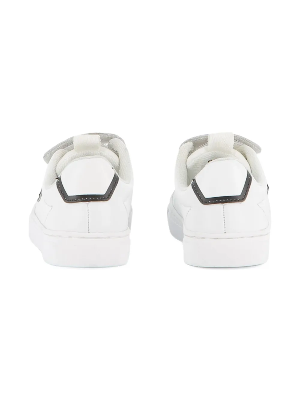 BOSS Kidswear leather sneakers White