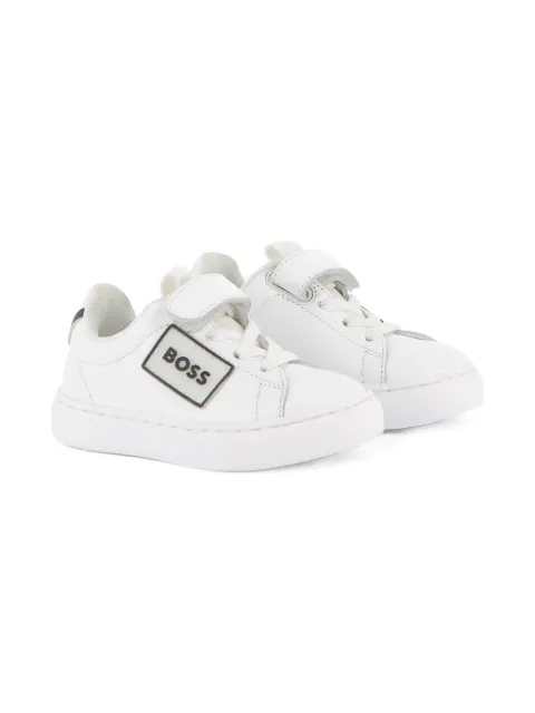 BOSS Kidswear leather sneakers