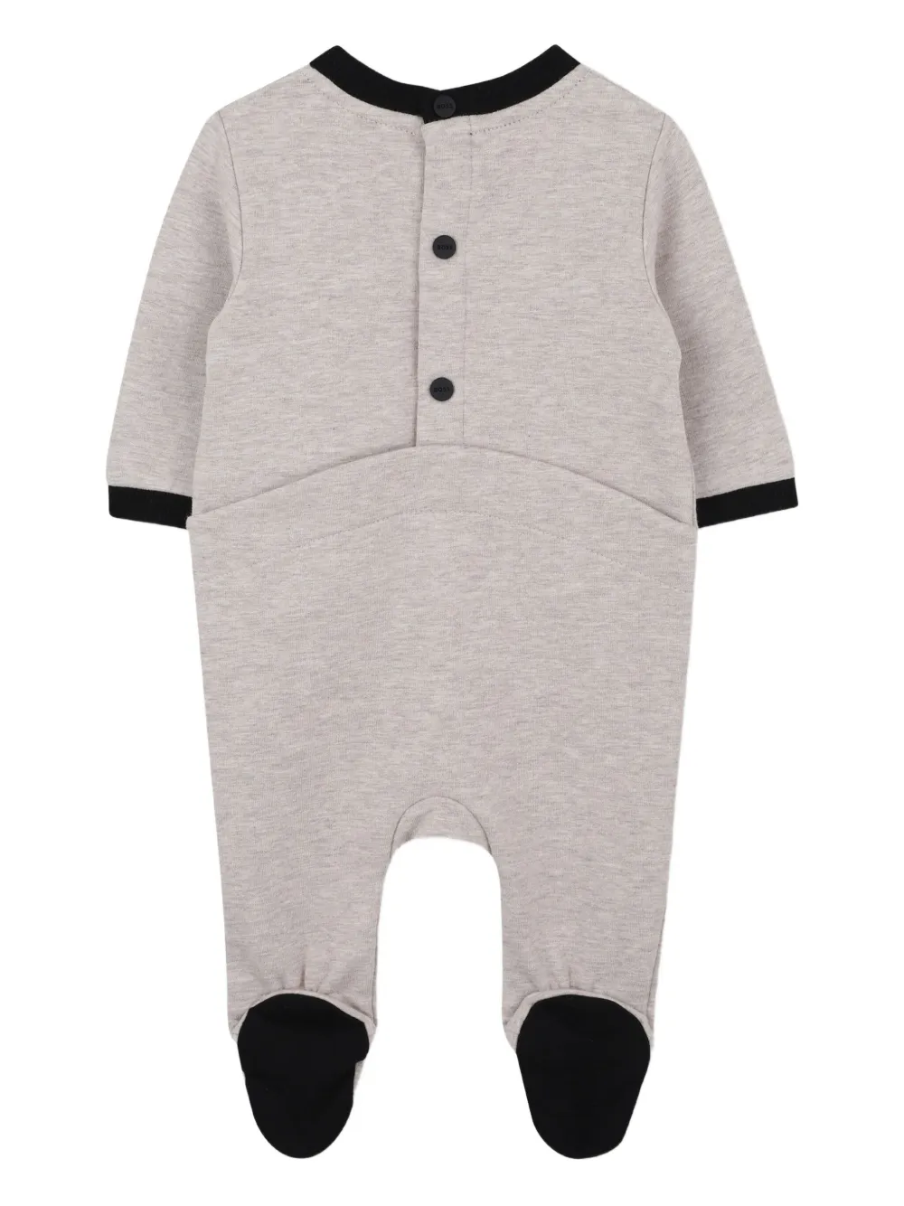 BOSS Kidswear Pyjama met logopatch Grijs