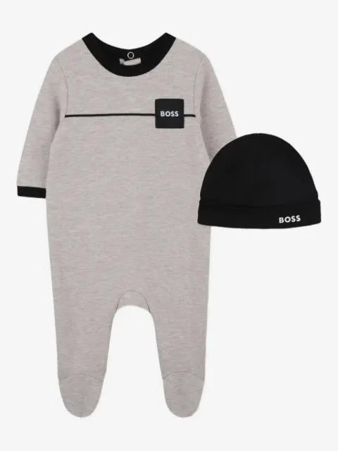 BOSS Kidswear logo-patch pajama (set of two)