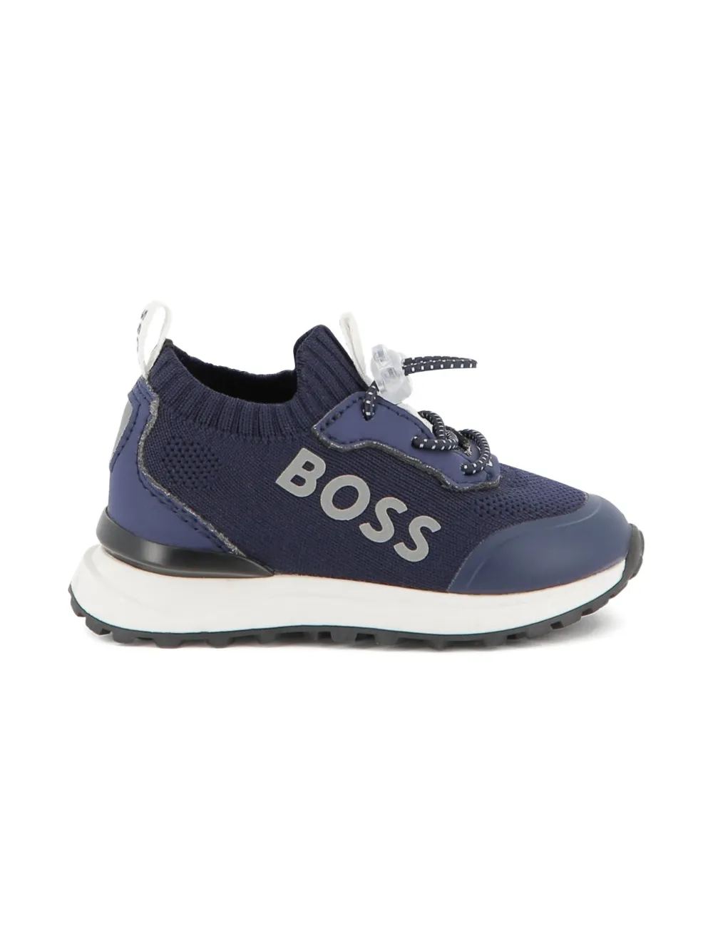 BOSS Kidswear Gebreide sneakers - Blauw
