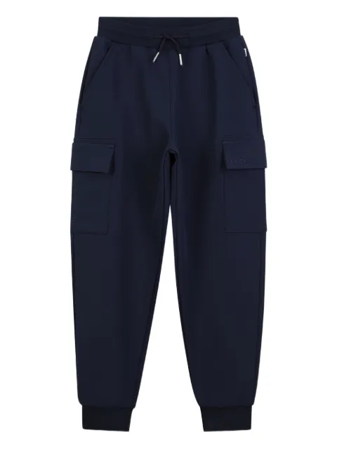 BOSS Kidswear cargo-pockets track pants 