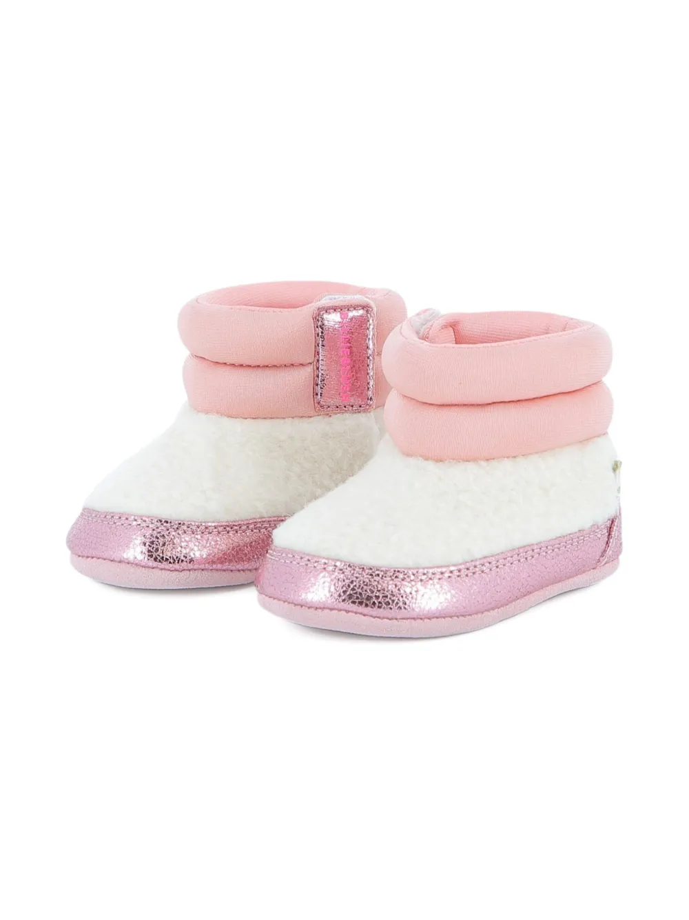 Billieblush metallic-trim boots Pink