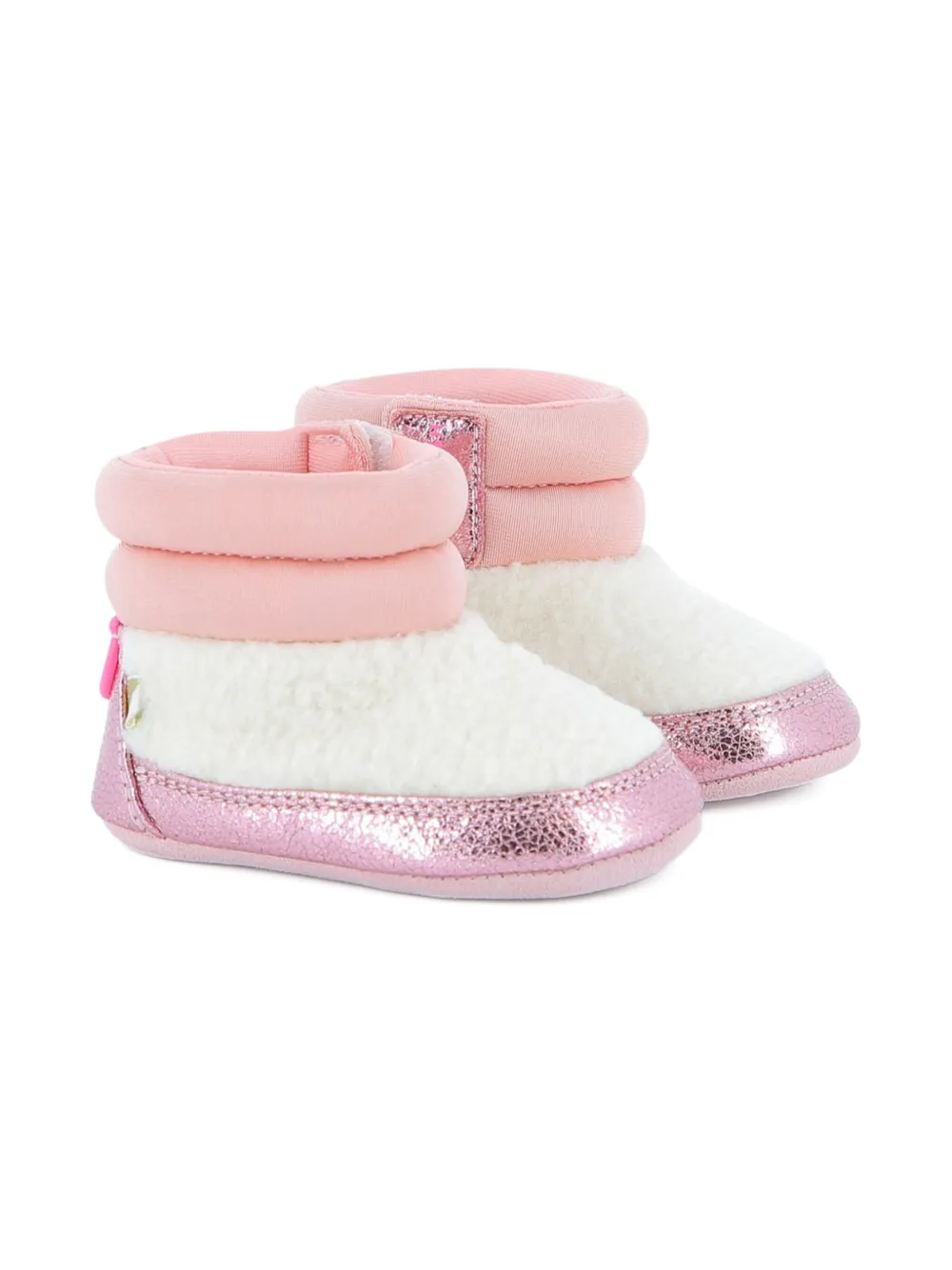 Billieblush metallic-trim boots Pink